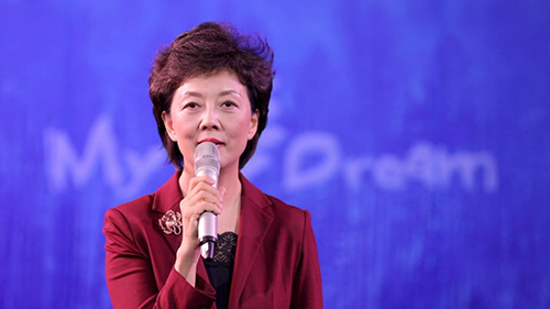 圖為北京東城特殊教育學(xué)校校長周曄講述特教故事