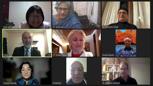 圖為康復(fù)國際執(zhí)委會視頻會議